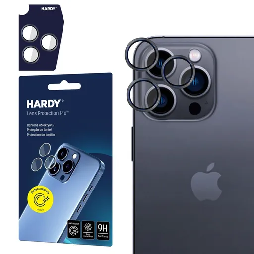 3mk Hardy Lens Protection Pro pre iPhone 16 Pro /16 Pro Max Black