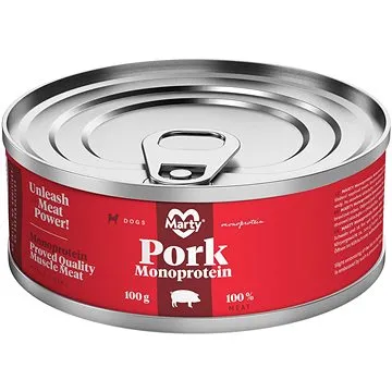 MARTY Monoprotein 100 % mäso – bravčové 100 g (8595174340196)