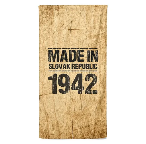 Osuška Made In (rok: 1942)