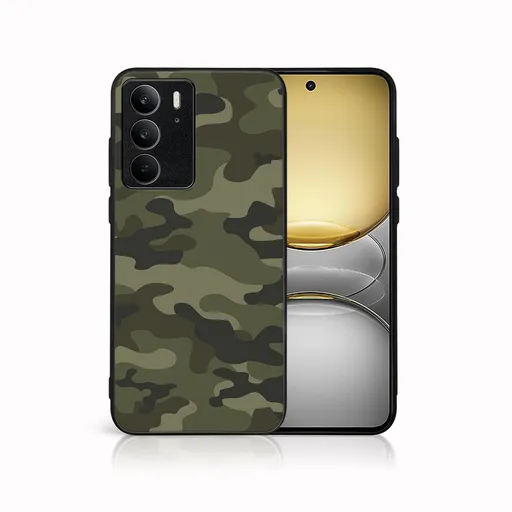 MY ART Ochranný kryt pre Realme C75 / Realme 14x 5G GREEN CAMO (235)