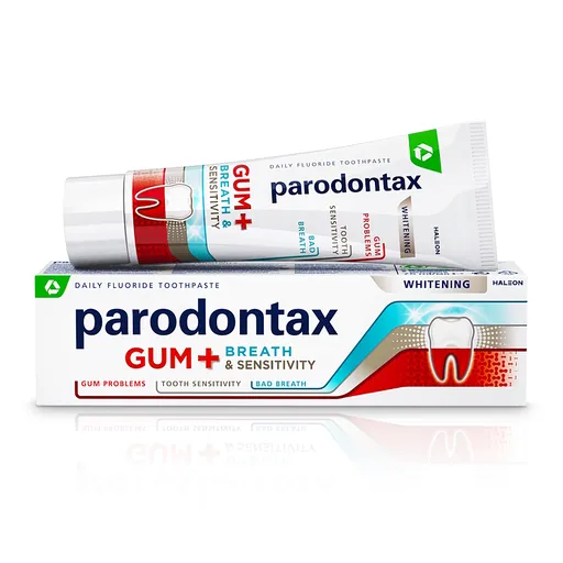 PARODONTAX Zubná pasta pre ďasná, dych & citlivé zuby Whitening 75 ml