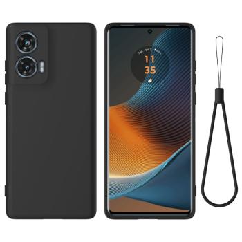 RUBBER Ochranný obal pre Motorola Edge 50 Fusion čierny