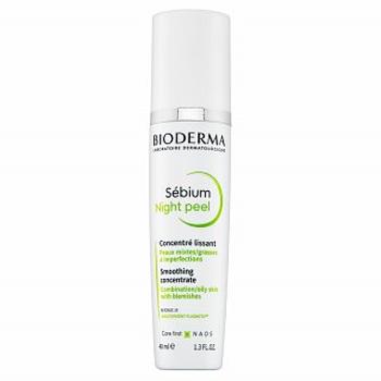 Bioderma Sébium Night Peel Smoothing Concentrate nočné pleťové sérum pre zjednotenú a rozjasnenú pleť 40 ml