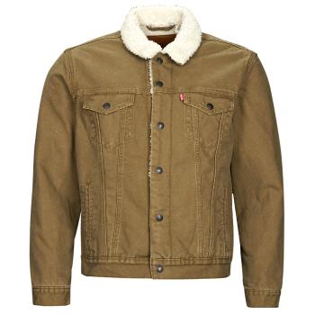 Levis  TYPE 3 SHERPA TRUCKER  Džínsové bundy Béžová