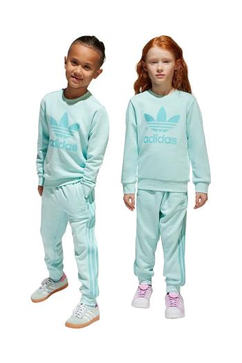 Detská tepláková súprava adidas Originals tyrkysová farba, JC6609