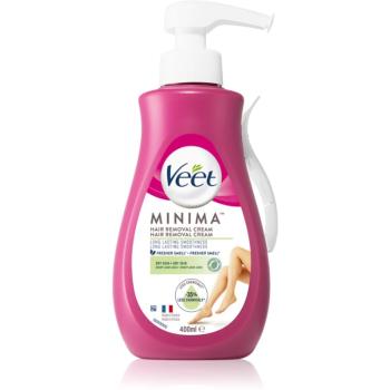 Veet Minima Dry Skin hydratačný depilačný krém pre suchú pokožku 400 ml