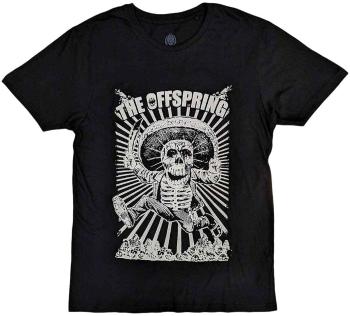 The Offspring Tričko Jumping Skeleton Unisex Black XL