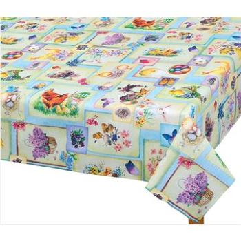 Bellatex Obrus EMA – 100 × 100 cm – veľkonočný patchwork (4805)