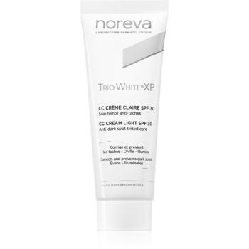 Noreva Trio White XP CC Cream Light SPF 30 CC krém pre jednotný tón pleti SPF 30 40 ml
