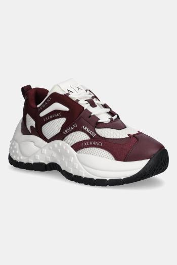 Tenisky Armani Exchange bordová farba, XDX120 XV708 MZ134