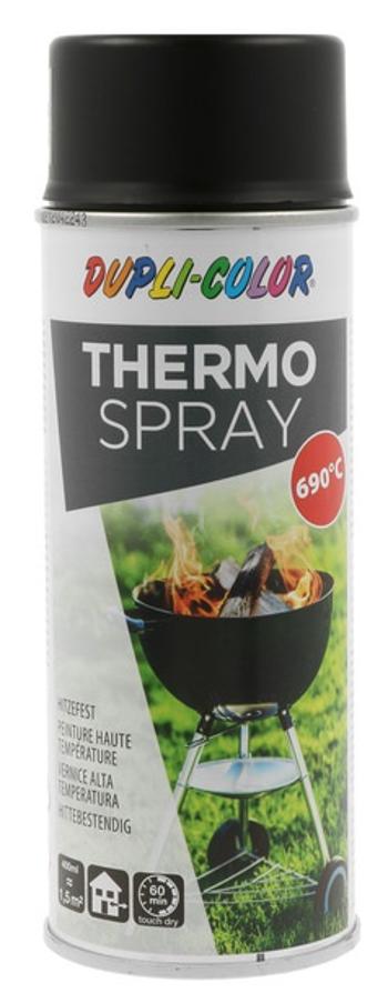 DC THERMO SPRAY - Žiaruvzdorná farba v spreji čierna do 690°C, 0,4 L