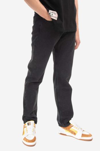 Wood pamut farmer Sol Rigid Denim Slim Fit 1223583-751 BLACK