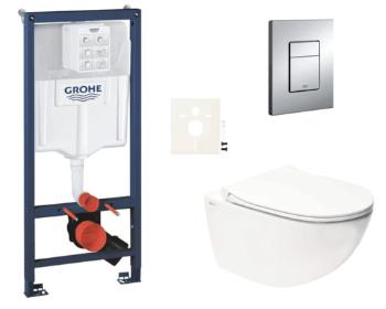 Závesný wc set do ľahkých stien / predstenová montáž Swiss Aqua Technologies Infinitio SIKOGRSIN11E