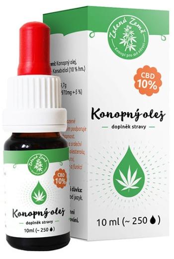 ZELENÁ ZEMĚ CBD Konopný olej 10% 10 ml