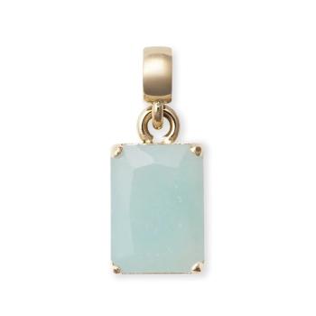 Daniel Wellington Očarujúce pozlátený prívesok s amazonitom Charms DW00401473