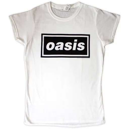 Oasis tričko Decca Logo Biela M