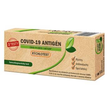 VITAMIN STATION Rýchlotest COVID-19 Antigén na samotestovanie sterom z nosovej sliznice 2 kusy