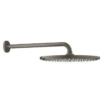 Hlavová sprcha GROHE Rainshower Cosmopolitan Metal vrátane sprchového ramená Brushed Hard Graphite 26066AL0