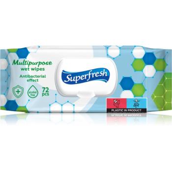 Superfresh Multipurpose vlhčené obrúsky s antibakteriálnou prísadou 72 ks