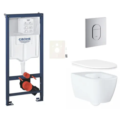 Závesný wc set do ľahkých stien / predstenová montáž GROHE Essence SIKOGRSESA
