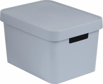 CURVER Úložný box INFINITY 17l s vekom | sivá