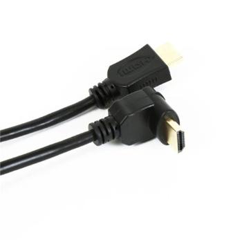 PLATINET OMEGA KÁBEL HDMI v.1.4 GOLD ANGULAR 3M BLISTER