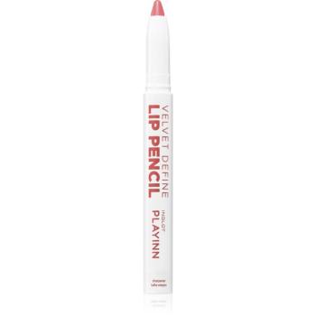 Inglot PlayInn Velvet Define Lip Pencil creion intensiv de buze culoare MELLOWED MAGENTA 65 1,6 g