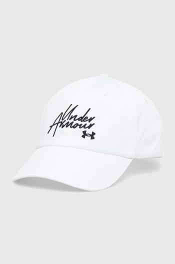 Šiltovka Under Armour Favorites biela farba, s nášivkou, 1369790
