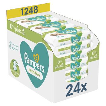 PAMPERS Sensitive baby detské čistiace obrúsky 24 x 52 ks