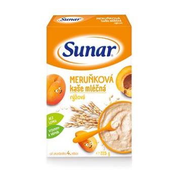 Sunar marhuľová kaša mliečna ryžová 225 g (8592084409586)