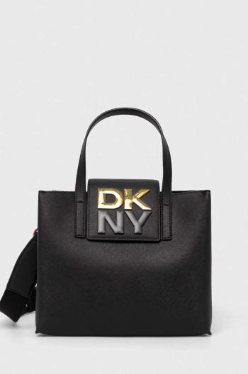 Kožená kabelka Dkny čierna farba, R42DYE39