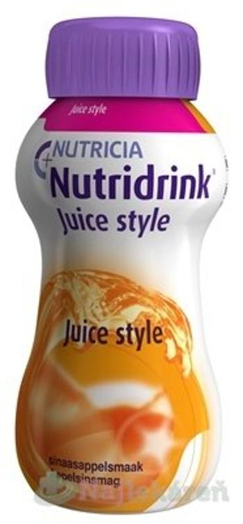 Nutridrink Juice Style, s pomarančovou príchuťou, 4x200ml