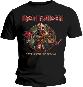 Iron Maiden Tričko Book of Souls Eddie Circle Unisex Black XL
