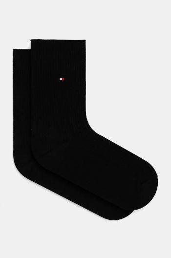 Ponožky Tommy Hilfiger dámske, čierna farba, 701228794