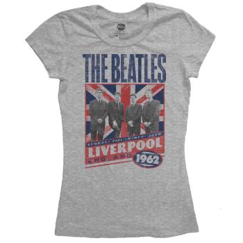 The Beatles tričko Liverpool England 1962 Šedá XL