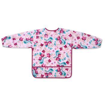 BABYONO Podbradník s dlhým rukávom Floral, 85 x 42cm, 2-4r