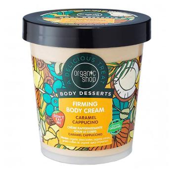 ORGANIC SHOP Body Desserts Spevňujúci telový krém Karamelové Cappuccino 450 ml