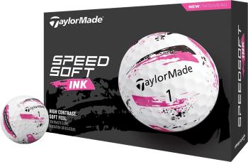 TaylorMade Speed Soft Ink Pink Golfové lopty