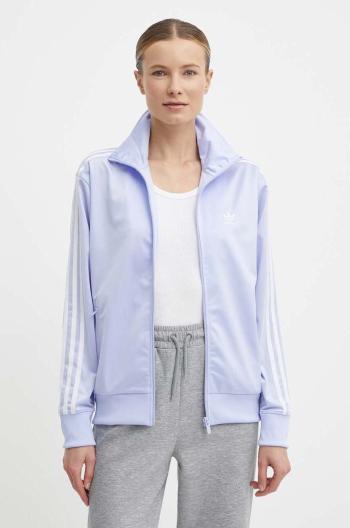 Mikina adidas Originals dámska, fialová farba, s nášivkou, IP0613