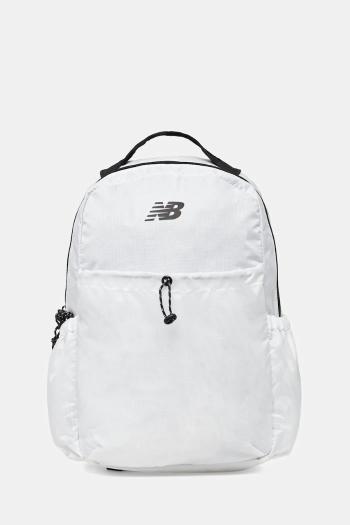 Ruksak New Balance biela farba, veľký, jednofarebný, LAB51900WT