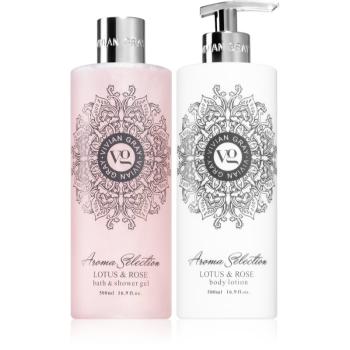 Vivian Gray Aroma Selection Lotus & Rose darčeková sada 2x500 ml