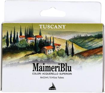 Maimeri Blu Sada akvarelových farieb Tuscany 6 x 12 ml 6 ks