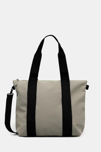 Taška Rains Tote Bag Mini W3 zelená farba, 14160