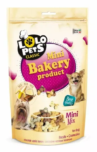 Lolo Pets LO Keksy mini kosti fólia 350 g