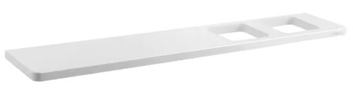 SAPHO - ABELINE polica Rockstone 500, 2 otvory, biela mat AB502-0101