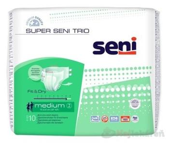 SUPER SENI TRIO Medium plienkové nohavičky (savosť 3000ml, pás 75-100cm) 10ks