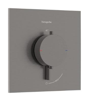 Sprchová batéria Hansgrohe Ecostat Comfort E bez podomietkového telesa kartáčovaný čierny chróm 33710340