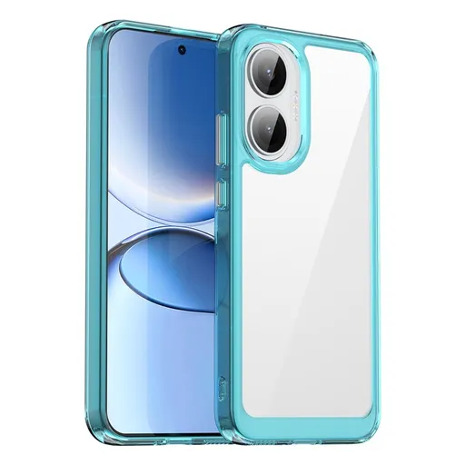 CRYSTAL Ochranný obal pre Xiaomi Poco F7 tyrkysový