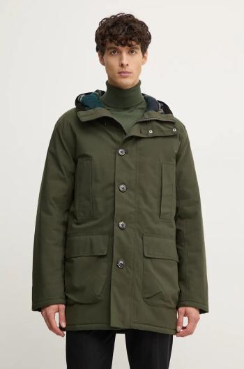 Bunda Barbour Winter Beaufort Waterproof Parka pánska, zelená farba, zimná, MWB1126