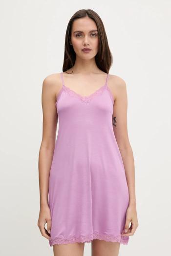 Nočná košeľa United Colors of Benetton fialová farba, 3Z123V00I